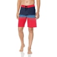 thumbnail image 1 of Mens Swimwear Red Colorblock Drawstring Trunks 29, 1 of 2