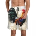 thumbnail image 1 of Mens Swimwear Swim Short Trunk Rooster Cock Beach Board Shorts Swimming Surffing shorts, 1 of 6