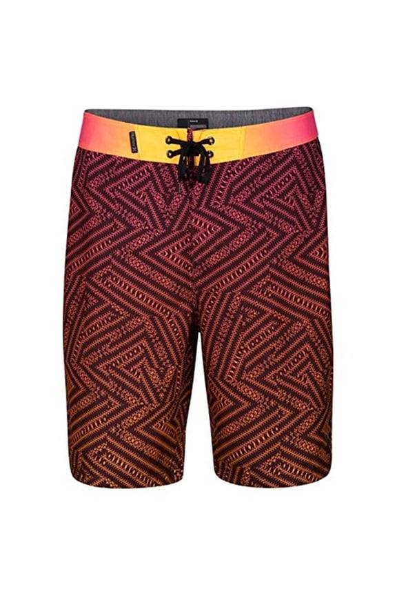 Mens Swimwear Trunks Crosswinds Print Drawstring 32