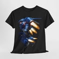 thumbnail image 1 of Mens T-Shirt Featuring Heroic Cosmic Design, Retro Humor, Sci-Fi Adventure Tee, 1 of 2