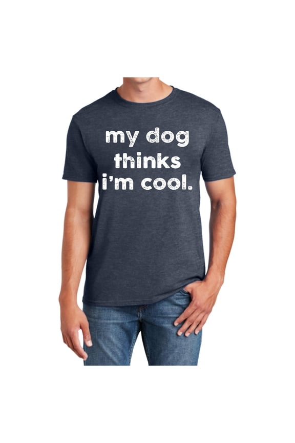 Mens T Shirt Funny Sarcastic Novelty Dog Dad Pet Lovers Navy Men's Fall Clothing size XXL