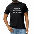 thumbnail image 1 of Mens T Shirt Serbia against the world funny tennis lovers Tee Black 2X-Large, 1 of 3