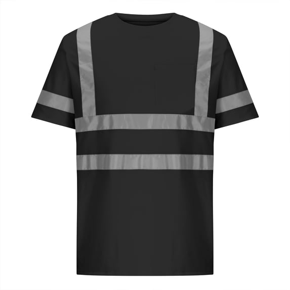Mens T-Shirt Short Sleeve Outdoor Work Construction Workers Tees, M