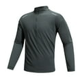 thumbnail image 1 of Mens T Shirt Wicking Short and Long Sleeve Casual Loose Crewneck Athletic Golf Hiking Running Workout Tee Shirts,Black 3,XL, 1 of 4