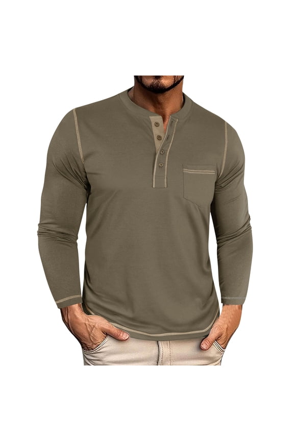 Mens T Shirts Boat Collared Neck Tee Tops for Man Long Sleeve Casual Victorian Renaissance Peasant Plain Steampunk Summer Fall Tee Shirt Button 2026