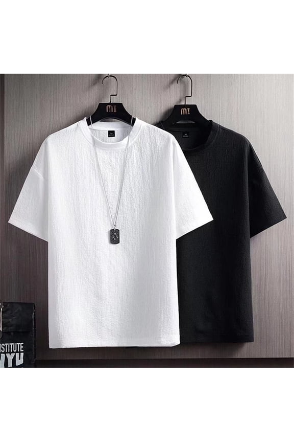 Mens T Shirts Casual Stylish Quarter Sleeve Big and Tall T Shirts Loungewear Casual Stylish Solid Color Boat Neck Casual Outdoor Basic Basic Tee