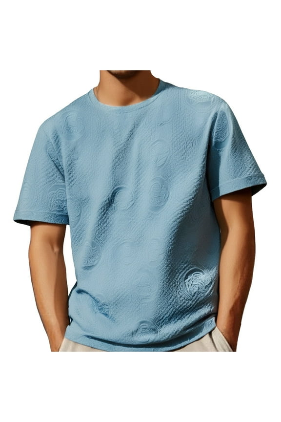 Mens T-Shirts Colored No Pockets Slim Pack Men's Casual T-Shirts Outdoor Short Sleeve Pullover Relaxed Fit Tees for Everyday Wear