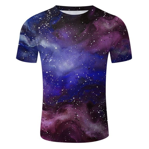 Mens T-Shirts Cool Novelty Crewneck Short Sleeve Funny Graphic Top Casual Tees for Women Unisex 3D Graphic Print Shirts Regular Fit