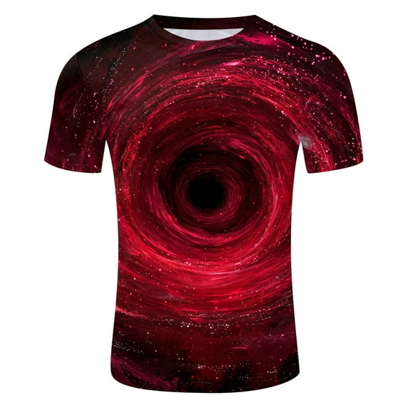 Mens T-Shirts Cool Novelty Crewneck Short Sleeve Funny Graphic Top Casual Tees for Women Unisex 3D Graphic Print Shirts Regular Fit