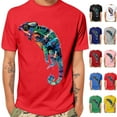 thumbnail image 1 of Mens T Shirts Crewneck Short Sleeve Graphic Crew Neck Relaxed Fit T-Shirt, （Orange Size:S-4XL), 1 of 5