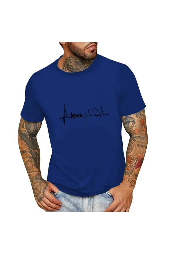 Mens T-Shirts Extra Large Six Pack Polyesters V Neck 3xl Men's Casual Summer T-Shirt Stylish Short Sleeve Round Neck Design for Everyday Wear