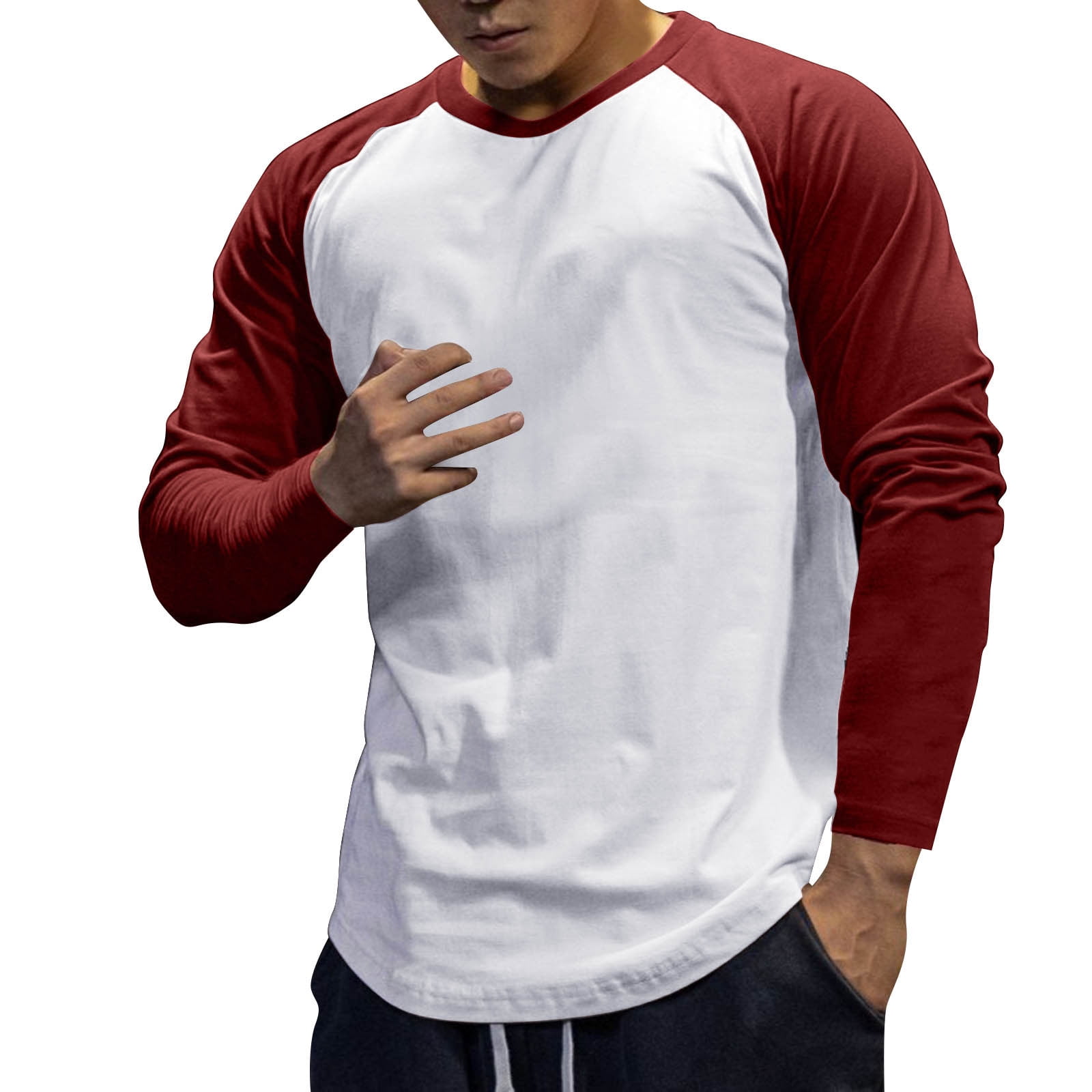 Mens T-Shirts Fashion Personality Solid O-Neck Pullover T- Casual Leisure Male Dailywear Streetwear Summer Clothing -