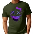 thumbnail image 1 of Mens T Shirts Funny Graphic Lightweight Short Sleeve Crew Neck Summer Sports Tee Casual Shirts for Men Army Green L, 1 of 3