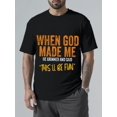 thumbnail image 1 of Mens T-Shirts, Funny Short Sleeve, Printed Crew Neck, Fashion Daily, 1 of 9