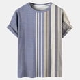 thumbnail image 1 of Mens T-Shirts Graphic Tees Comfortable Slim Fit Round Neck Streetwear Tees Casual Shirt Summer Classic Basic Lightweight Fashion Tees, 1 of 4