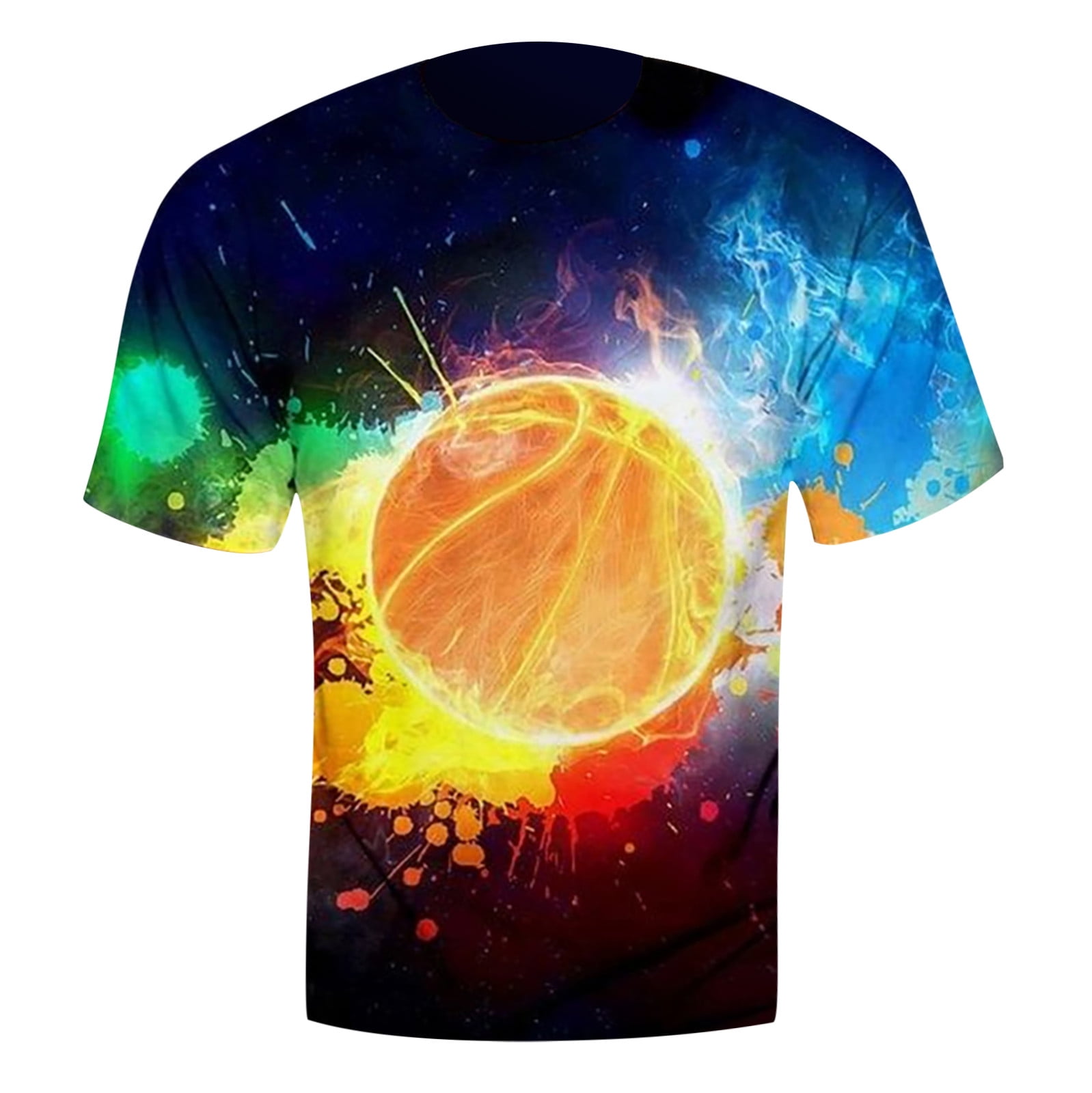 Mens TShirts Graphic Tees Funny Summer Sports Basketball Short Sleeve