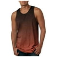 thumbnail image 1 of Mens T-Shirts Graphic Tees Summer Sports Fashion Lapel Gradient Short Sleeved Crew Neck Vest Casual Daily Home Breathable Tshirt, 1 of 4
