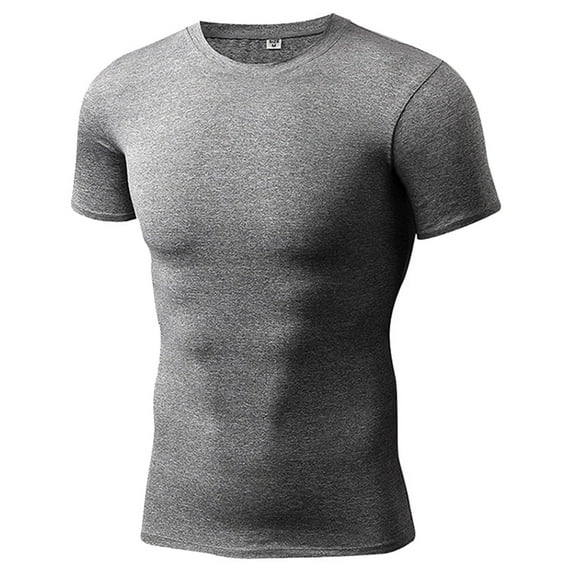 Mens T-Shirts Jaune Under Shirts Cotton V Neck Men's Active Training T-Shirt Slim Fit Stretchy Sport Workout Tee for Running Gym Fitness Exercise Shirt