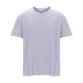 thumbnail image 1 of Mens T Shirts L-5XL Big & Tall Casual Short Sleeve Cotton-Tees Tops Plus Size Pullover Crewneck Basic Comfort Going Out Loungewear Tshirts, 1 of 4