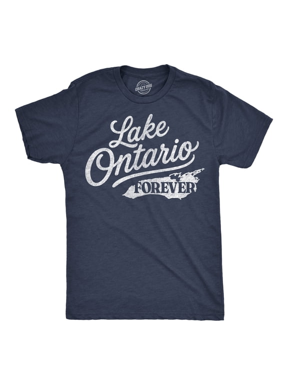 Mens T Shirts Lake Ontario Forever Awesome National Tee For Men Graphic Tees
