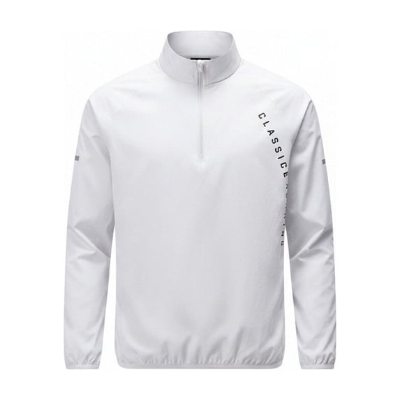 Mens T-Shirts , Men's Long Sleeve 1/4 Zip Shirts UPF 50+ Rash Guard Performance Wicking Mock Neck Sun Protection Shirts
