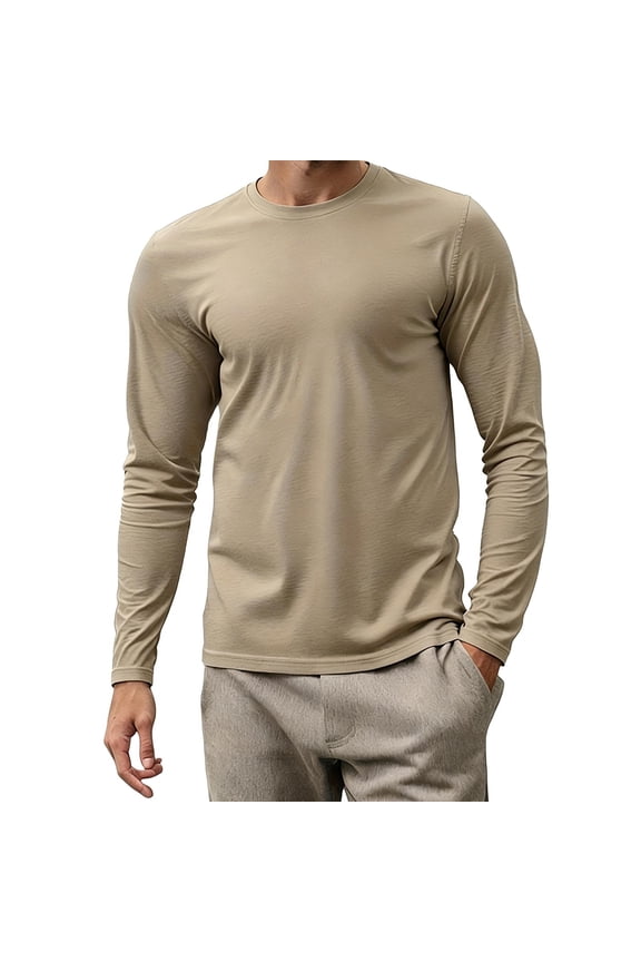 Mens T-Shirts, Men's UPF 50 Sun Protection Long Sleeve Shirt | UPF 50+ Sun Protection, Cooling Touch, Soft Breathable Fabric, Moisture Wicking, Lightweight