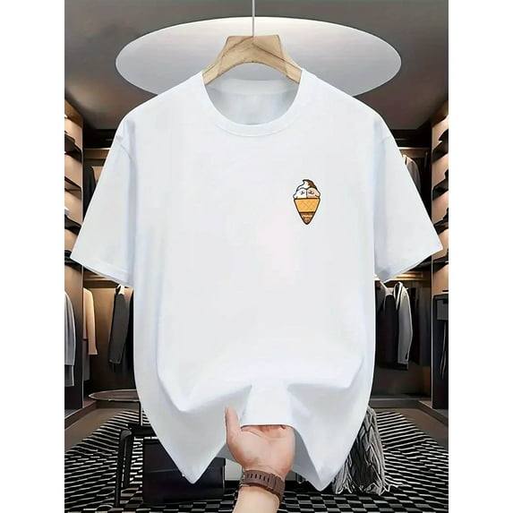 Mens T-Shirts Short Sleeve Cotton UPF 50+ Lightweight Moisture Wicking Cooling Casual Crew Neck Basic Tee Shirts