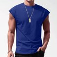 thumbnail image 1 of Mens T Shirts Short Sleeve Crewneck Lightweight Blue Tee Shirts Work Shirts for Men, 1 of 3