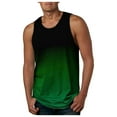 thumbnail image 1 of Mens T-Shirts Soft Summer Sports Fashion Lapel Gradient Short Sleeved Crew Neck Vest Casual Daily Home Breathable Tshirt, 1 of 4