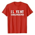 thumbnail image 1 of Mens T-Shirts Valentine's Day Themed Print Men's Round Neck Short Sleeve T Shirt Soft Breathable Fabric Comfortable Fit Casual Tee Tshirts Shirts for Men Graphic Red L, 1 of 3