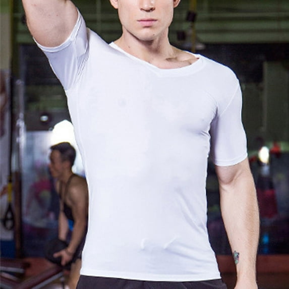 Mens T-shirts Clearance, Xunlbb Men's Solid Color Drying Sport Train Short Sleeved V-Neck Shirts