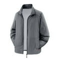thumbnail image 1 of Mens T-shirts Lightweight Breathable Men's Outdoor Sun Jacket Summer Casual Stand Collar Shirt Mens Athletic Top Shirt 2022 Fit Wear Long Sleeve Silk Slim Fit T Lady Long Top Sleeve Female GY2 4XL, 1 of 4
