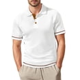 thumbnail image 1 of Mens T-shirts Men's Summer Mesh Ice Silk Solid Color Shirt Top Mens Loose Tops Casual 6 Men Summer Shirts Casual Men Sweater Top Bandage Long Sleeve Tops Short Sleeved Running Short Set White M, 1 of 5