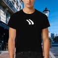 thumbnail image 1 of Mens T-shirts Short Sleeve Crewneck Print T Shirt Casual Party Comfortable Daily Wear Stylish Unisex Tee Tops Black S, 1 of 4