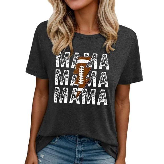 Plus Size Summer Clothes for Women Casual Printed Round Neck Solid Color Short Sleeved T Shirt Short Sleeve Floral Lady Athletic Slim Fit V Neck Shirt Pack Summer Blouses for Women Grey L