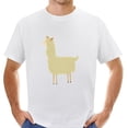 thumbnail image 1 of Mens THIS IS A LLAMA Funny Shirts White Medium, 1 of 5