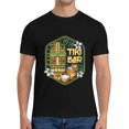 thumbnail image 1 of Mens TIKI BAR Funny T Shirts Black Small, 1 of 5