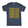 thumbnail image 1 of Mens Tacos Tacos Tacos T Shirt Funny Retro Tee for Guys Graphic Tees, 1 of 8