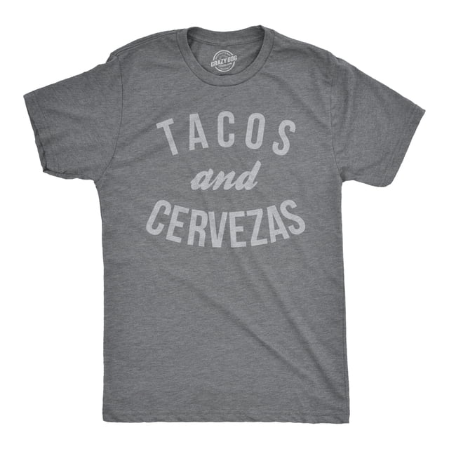 Mens Tacos and Cervezas Funny T shirt for Vacation Sarcastic Humor ...