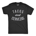 thumbnail image 1 of Mens Tacos and Cervezas Funny T shirt for Vacation Sarcastic Humor Graphic Top Graphic Tees, 1 of 7