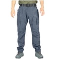 thumbnail image 1 of Mens Tactical Cargo Pants Belted Waterproof Ripstop Track Pants Outdoors Workout Zipper Pockets Gray L, 1 of 9