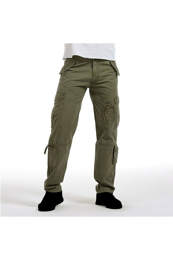 Mens Tactical Cargo Pants Casual Joggers Hiking Athletic Travel Comfortable Soft Track Pants Cotton Outdoor Durable Ripstop Work Pant Y2k Streetwear