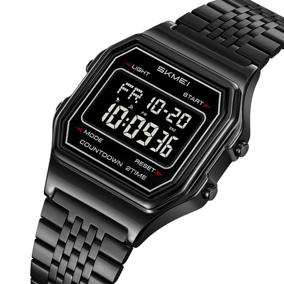 Mens Tactical Digital Watch Waterproof, Outdoor Electronic Watch With Bright Backlight Alarm And Calendar Display, Rugged Sports Wrist Watch for Hiking Swimming Training Work