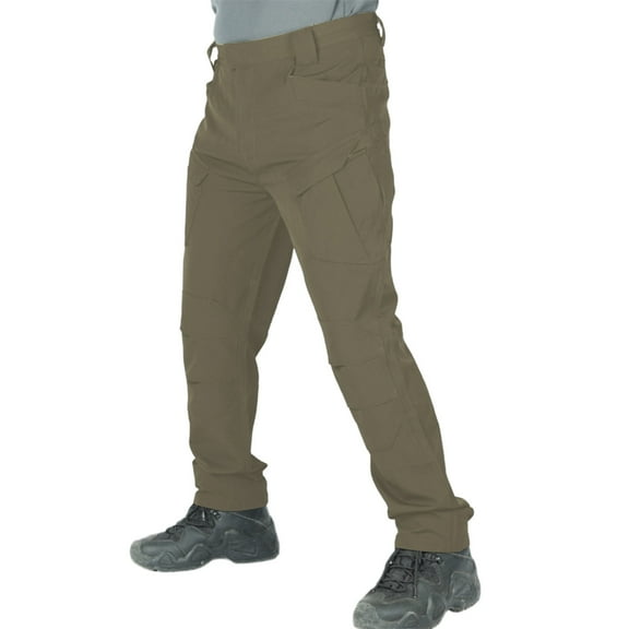 Mens Tactical Pants Combat Work Cargo Pants Outdoor Hiking Pants Water Resistant Trousers with Pockets