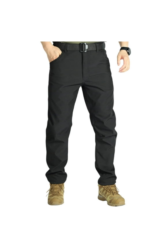 Mens Tactical Pants Combat Work Cargo Pants Outdoor Hiking Pants Water Resistant Trousers with Pockets