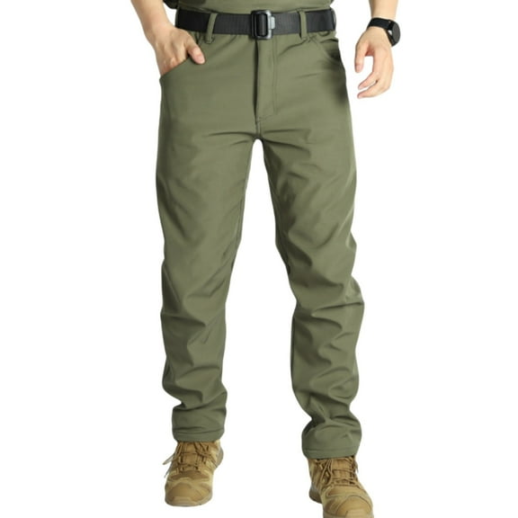 Mens Tactical Pants Combat Work Cargo Pants Outdoor Hiking Pants Water Resistant Trousers with Pockets