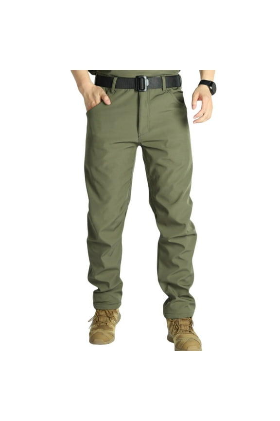 Mens Tactical Pants Combat Work Cargo Pants Outdoor Hiking Pants Water Resistant Trousers with Pockets