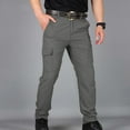thumbnail image 1 of Mens Tactical Pants Ripstop Cargo Work Pants with Pockets Water Resistant Breathable Hiking Pants Gray XL, 1 of 5