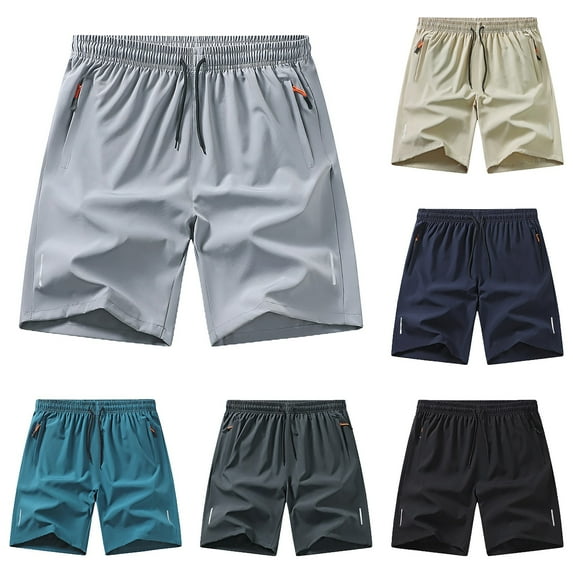 Mens Tactical Shorts 7 Inch Inseam Summer Casual Classic Solid Lightweight Drawstring Waisted Corduroy Shorts Wear Hiking with Multi Pockets (Black, L)