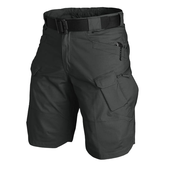 Mens Tactical Shorts Waterproof Hiking Fishing Breathable Quick Dry Cargo Pants Multi Pockets, M